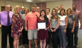 Yang is 2018 Chamber of Commerce Scholarship Winner